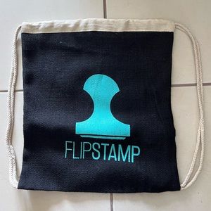 Woven string bags made from recycled fabrics new in box. No plastic.